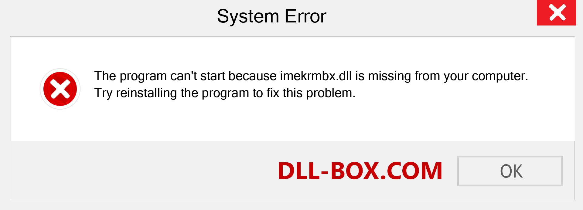  imekrmbx.dll file is missing?. Download for Windows 7, 8, 10 - Fix  imekrmbx dll Missing Error on Windows, photos, images