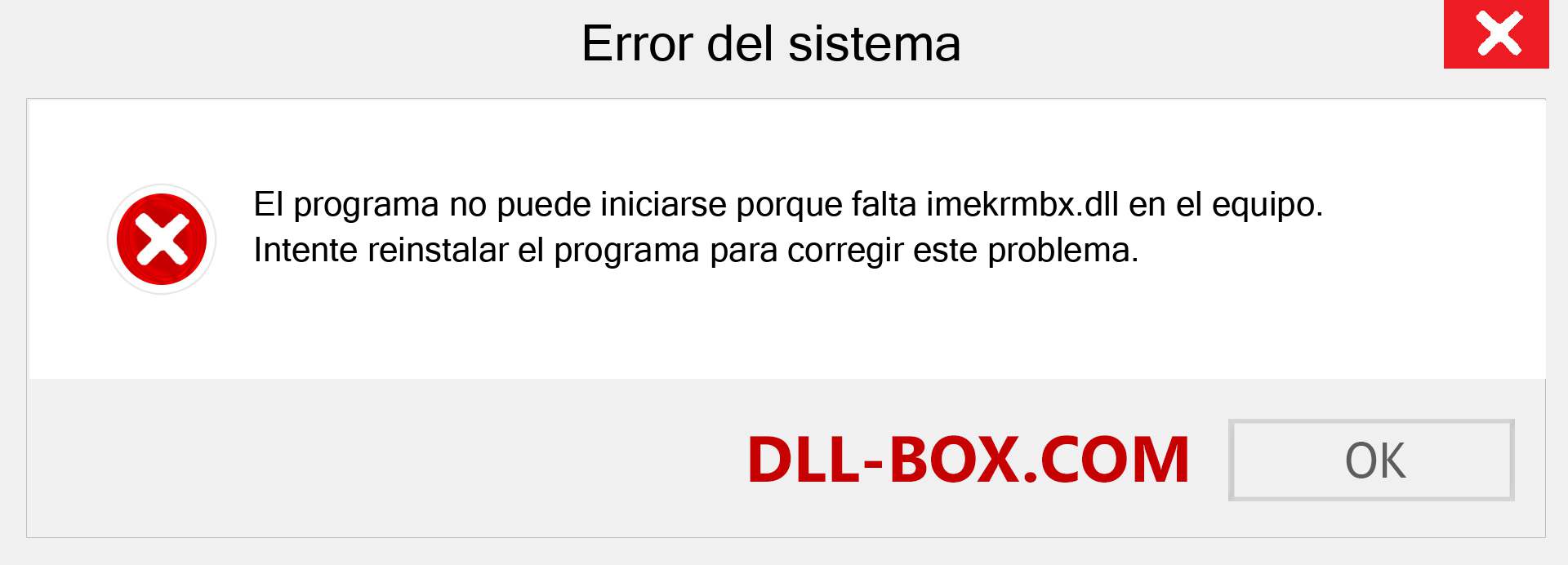 ¿Falta el archivo imekrmbx.dll ?. Descargar para Windows 7, 8, 10 - Corregir imekrmbx dll Missing Error en Windows, fotos, imágenes